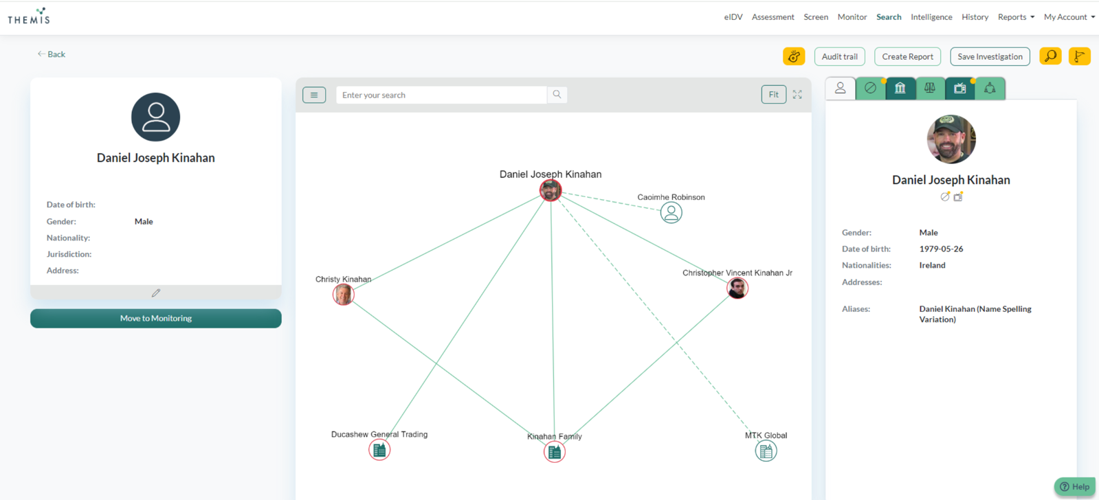 Themis Search and Monitoring